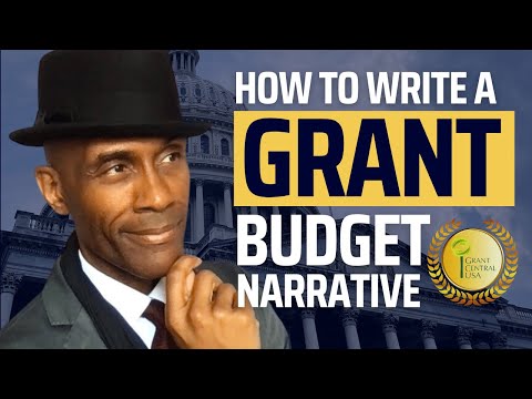 Budgets & Narratives for Grants - part 1