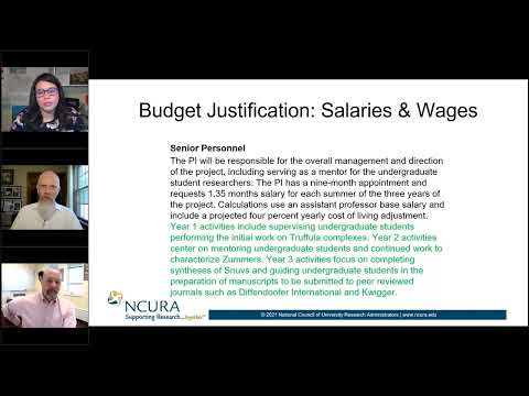 Budget Narratives - Explaining vs Justifying Expenses